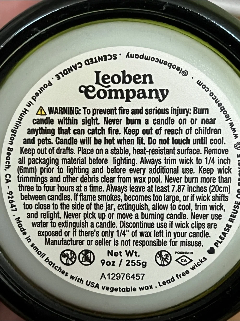 Heirloom Tomato Garden Candle